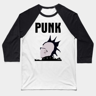 Punk Rock Graffiti Stencil Art Baseball T-Shirt